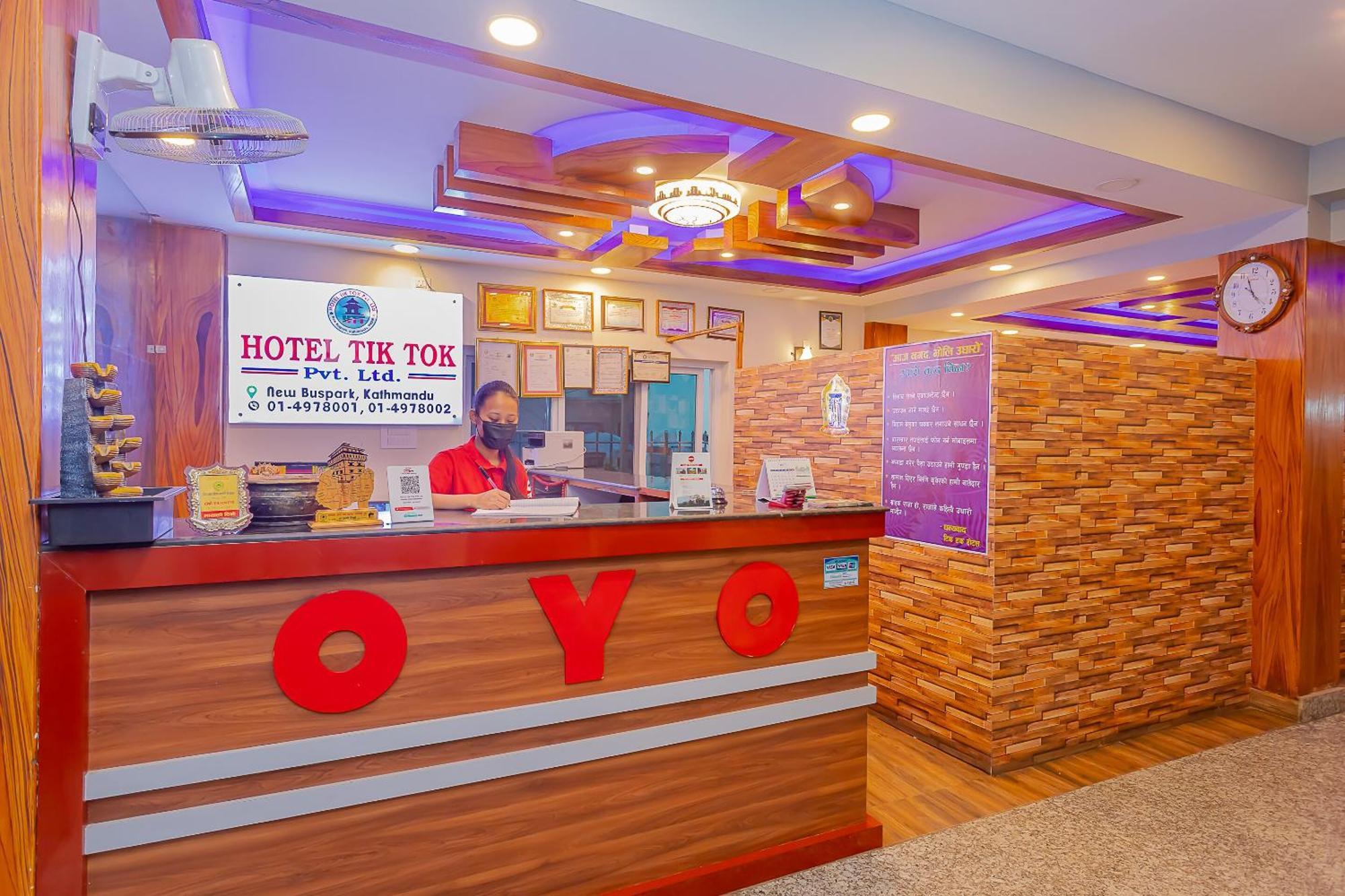 Oyo 799 Hotel Tik Tok Pvt Ltd. Katmandou Extérieur photo